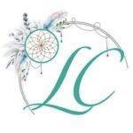 Lisa Columbo dreamcatcher logo with her initials, LC